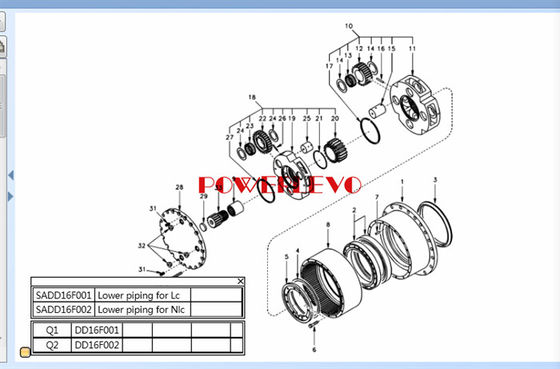 carrier Final Drive Gearbox , Final Drive Assy for  ec210 ec210b EC210 EC210B