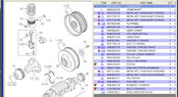 8973627560 Engine Liner Kit Flywheel For ISUAU 4HK1 ZX200-3 ZX240-3 SH210