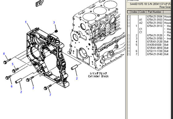 6754-21-1310 6754-21-1017 s6d107 qsb6.7 cylinder block assembly for KOMATSU CUMMINS pc200-8 R225-9China New High Quality